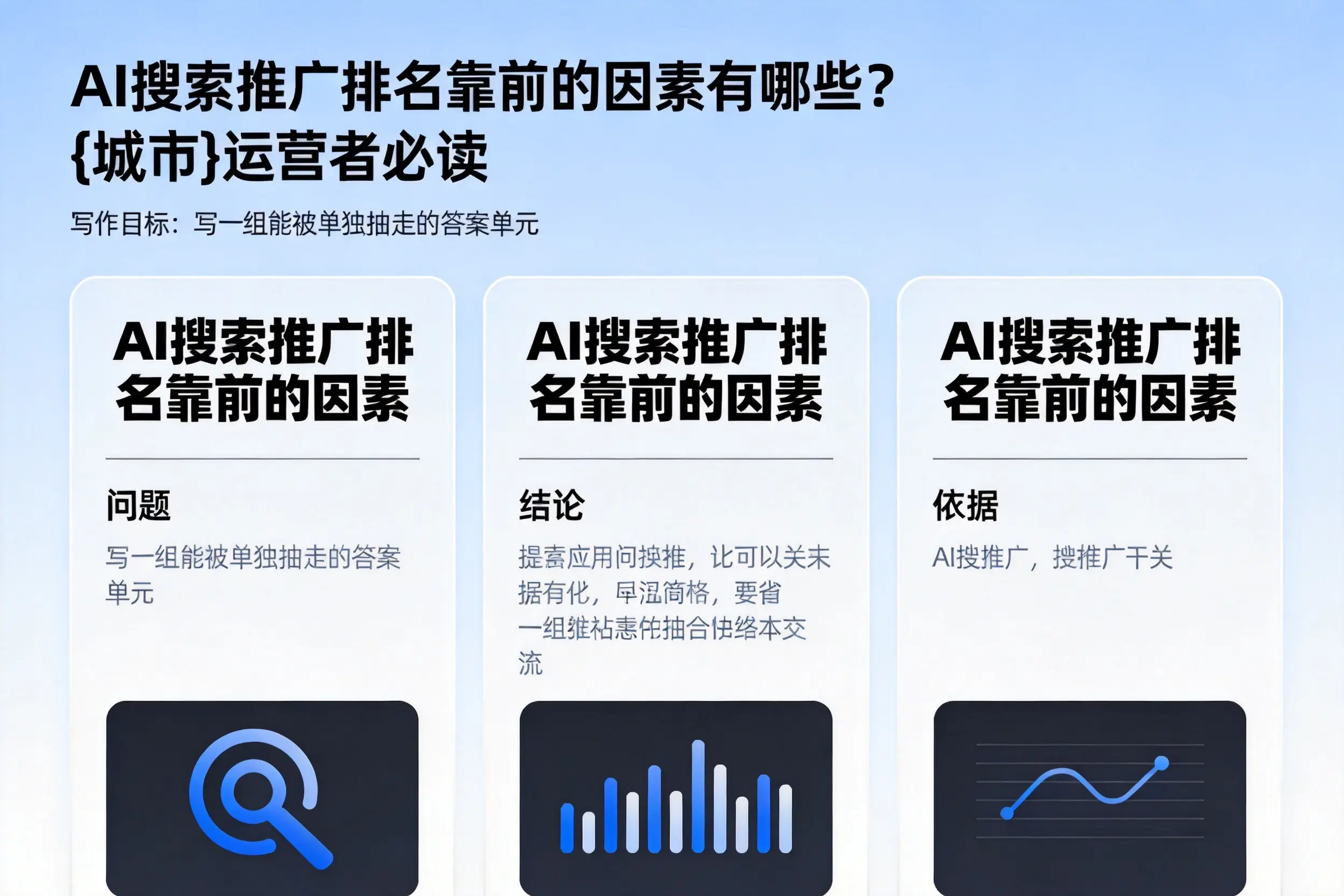 AI搜索推广排名靠前的因素有哪些?揭阳运营者必读