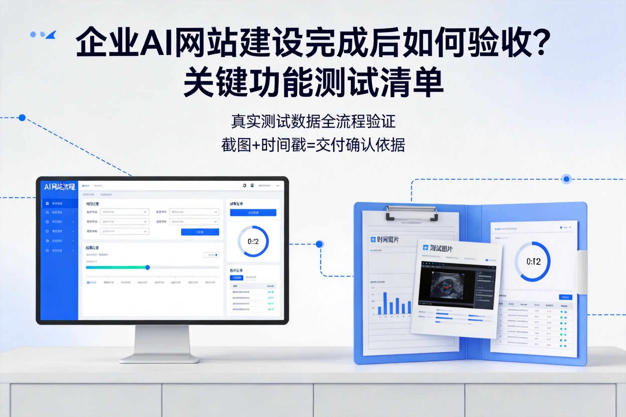 揭阳企业AI网站建设完成后如何验收?关键功能测试清单