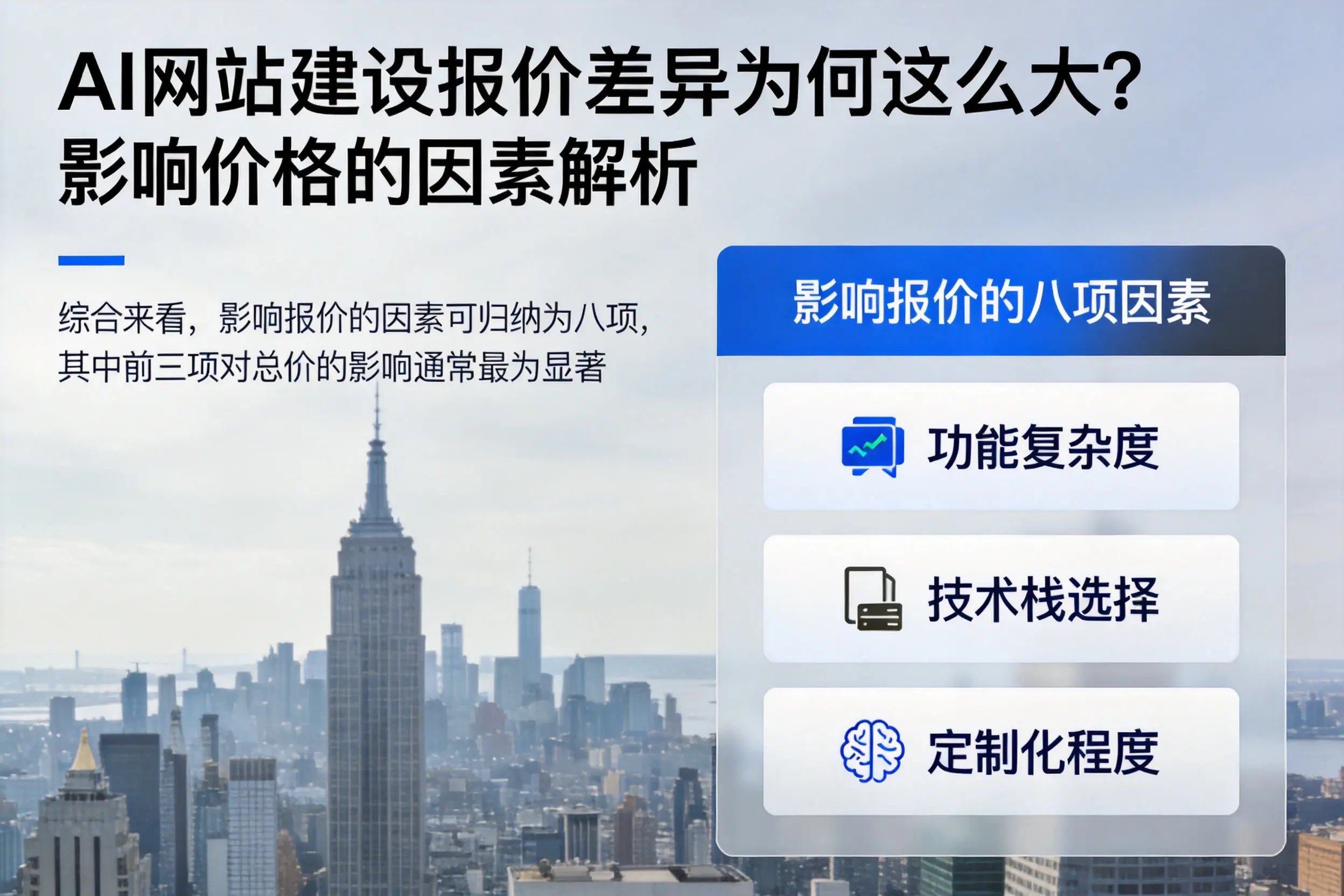 揭阳AI网站建设报价差异为何这么大?影响价格的因素解析