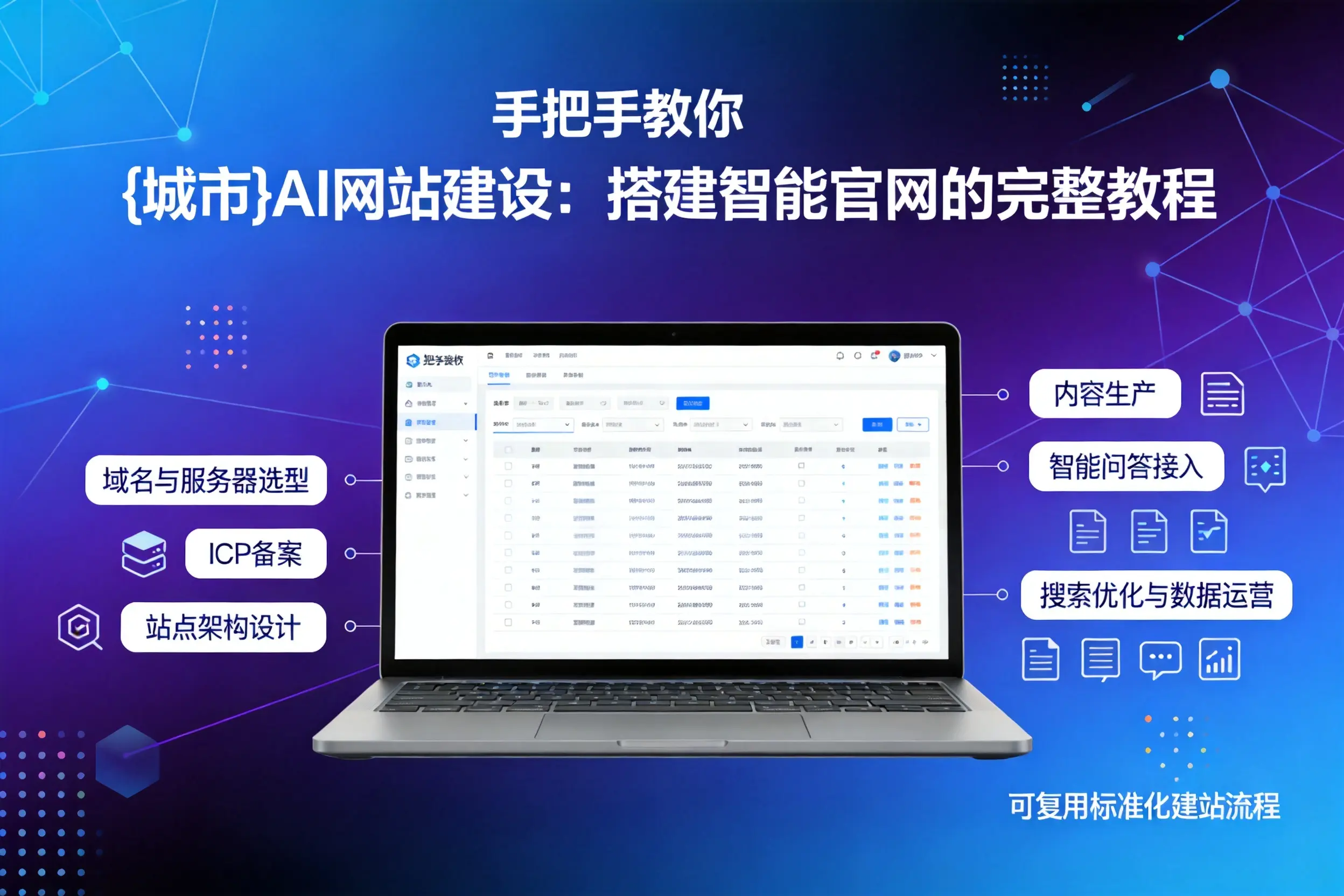 手把手教你揭阳AI网站建设:搭建智能官网的完整教程