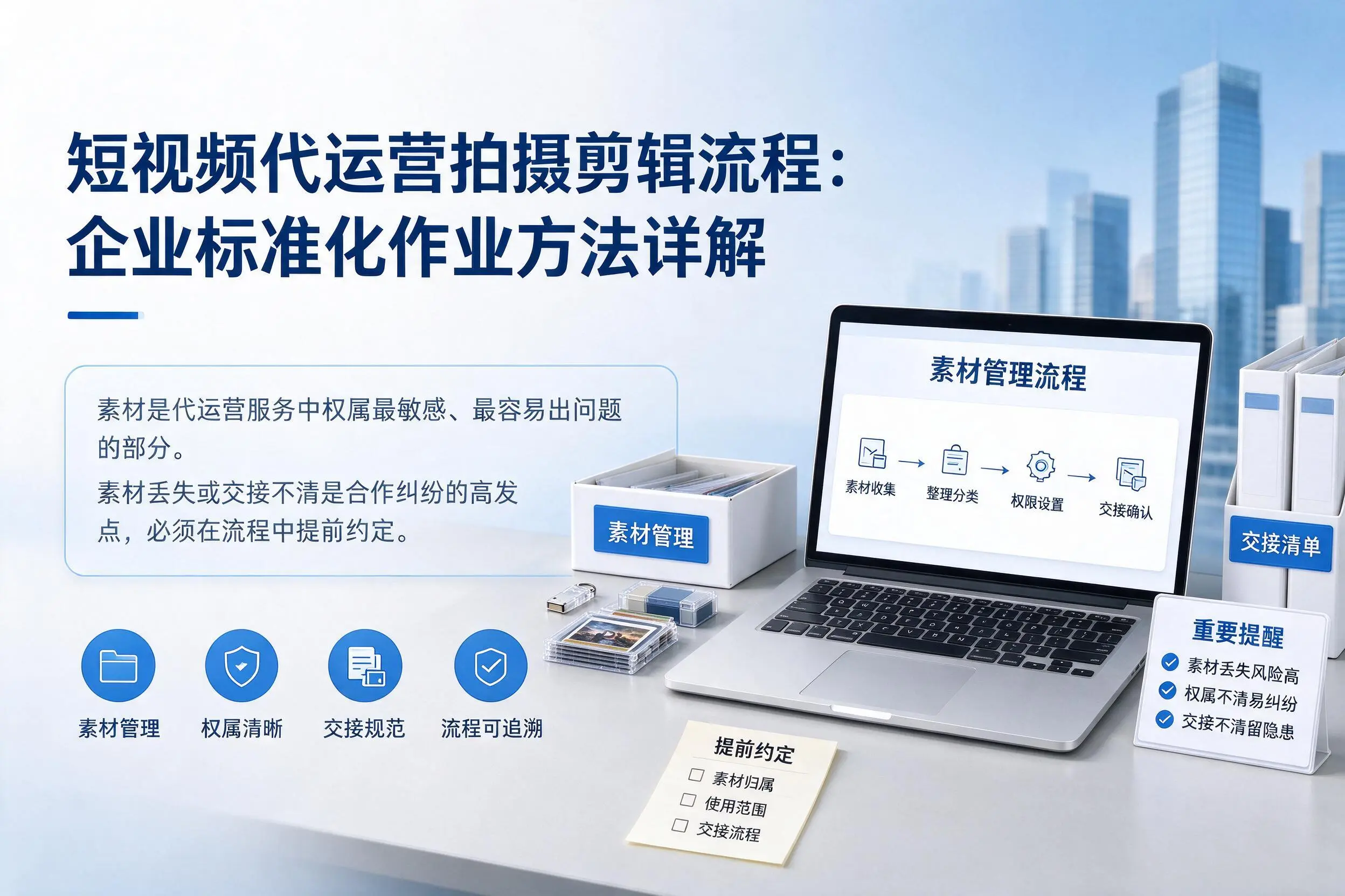 短视频代运营拍摄剪辑流程:揭阳企业标准化作业方法详解