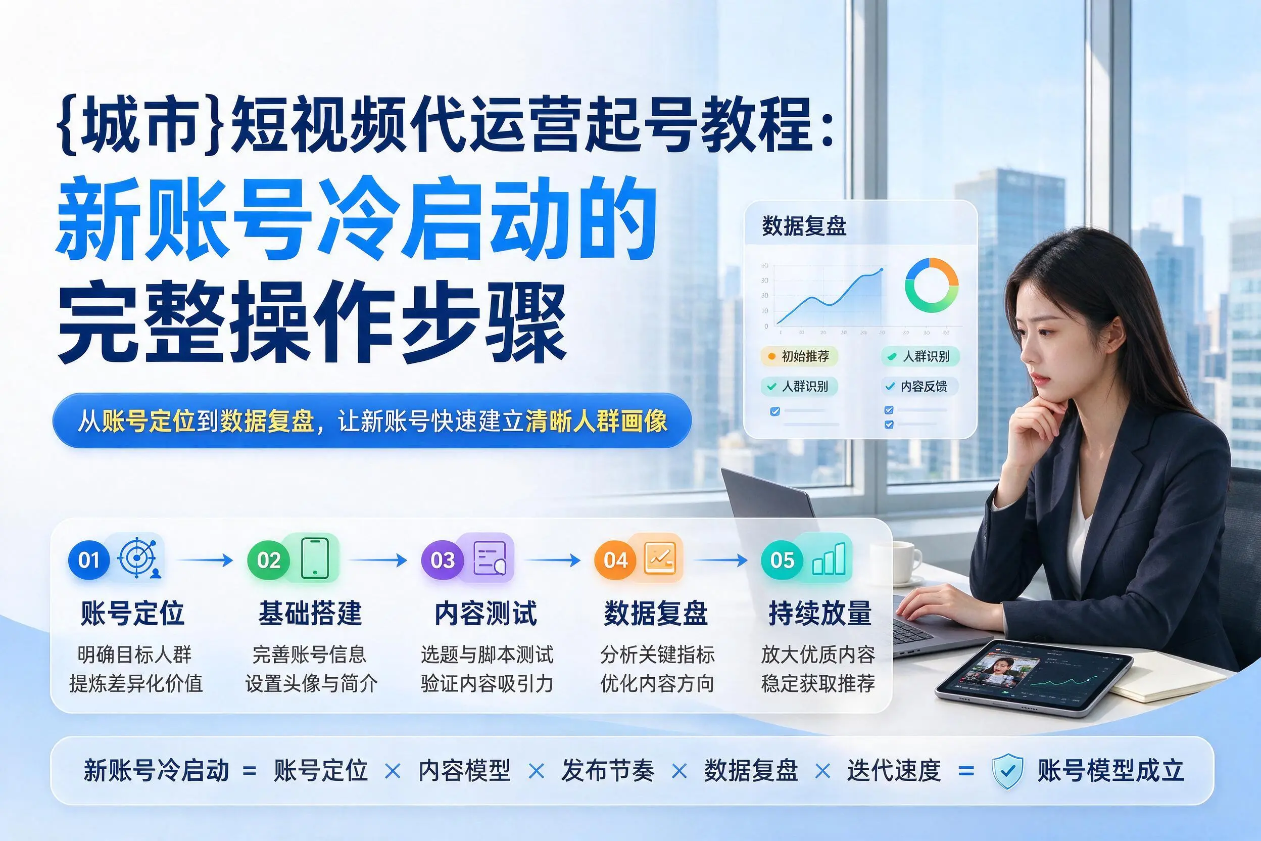 揭阳短视频代运营起号教程：新账号冷启动的完整操作步骤